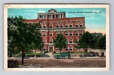 Roanoke VA-Virginia, Jefferson Hospital, Antique, Vintage Souvenir Postcard picture