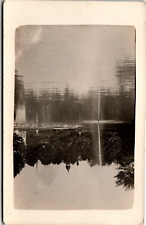 RPPC Soldiers Home Dayton Ohio Fountain Pond Postcard picture