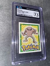 1998 Hitmonlee - Pokémon- Series 1 - Topps Merlin Sticker #106 CGC Graded picture