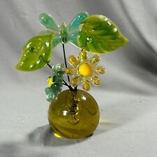 Vintage Retro Gamut Designs Lucite Flowers Butterfly picture