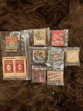 Lot of Vintage Rolling Papers for Pocket Tobacco and Vintage Match Boxes picture