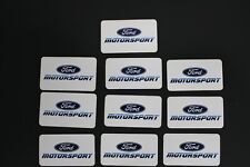 10 Original FORD Motorsport  decal sticker Small  Size 4x2 NOS   picture