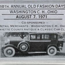 1971 Fayette County Antique Classic Car Show Washington Court House Union Ohio picture