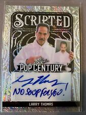 2024 Leaf Pop Century Larry Thomas SCRIPTED AUTO #09/20 signed INSCRIBED picture