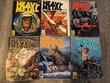 HEAVY METAL 1977 MAGAZINE  LOT : 6 ISSUES picture