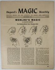 Hugard's Magic Monthly Vol 7 No 7 Dec 1949 Magic Tricks MZ8M picture