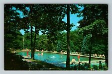 Buck Hill Falls PA-Pennsylvania The Swimming Pool Advertising Vintage Postcard picture