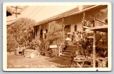 Postcard Los Angeles CA California Olvera Street Avila Adobe Oldest Home RPPC picture