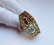 A RARE RING OF THE EYE OF HORUS OF THE EGYPTIAN PHARAOH, ANCIENT ANTIQUITIES BC picture