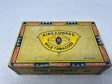 King Edward The Seventh Mild Tobaccos Cigar Box Imperial 6 Cent Swisher Vintage picture