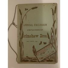 Vintage Second Annual Excursion of the Employees of Grimshaw Bros. Cold Spring  picture