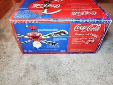 Vintage 1998 Coca Cola Downrod Fan 4 Blade Ceiling Fan Sportscart S0314 USED picture