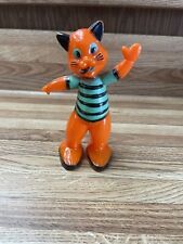 Vintage Rosbro Halloween Cat 1950s Candy Container picture