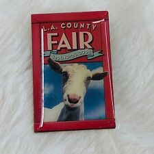 2004 LA County Fair Souvenir Lapel Pin w/ Goat Pomona California picture