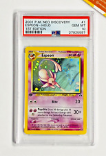 Pokemon PSA 10 Espeon Neo Discovery 1st Edition #1 - GEM MINT  picture