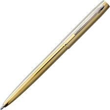 Fisher Space Pen Cap-O-Matic PR4 Black Ink / Medium Point Cartridge Raw Brass picture