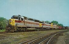 Erie Lackawanna 3603 three EMD SD-45s Freight Yard at Mechanicville NY New York picture