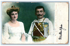 Cetinje Postcard S. Atesse Prince Mirko et. S. Altesse Princesse Natalie c1910 picture