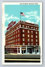 Marquette MI-Michigan, Hotel Northland, Advertising, Antique Vintage Postcard picture