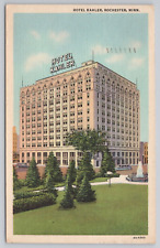 Postcard Hotel Kahler, Rochester, Minnesota Vintage Linen picture
