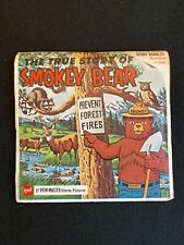 GAF View-Master #B 405 THE TRUE STORY OF SMOKEY BEAR 3 Reel Set w/Booklet  picture