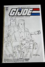 GI Joe a Real American Hero # 253 NM- high grade Sketch Cover variant Duke IDW picture