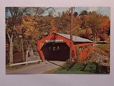 Route 4 Taftsville Vermont Old Covered Bridge  Postcard picture