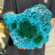 2.8lb Natural Blue Green Chrysocolla/Malachite Quartz Rough Mineral Specimen picture