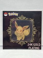 Eevee 24k gold plated Pokémon sticker from Korean popping candy picture