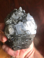 Quartz crystal, large, filled with 100's of Elbaite xtls, Minas Gerais, Brazil picture