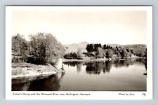 Burlington VT-Vermont, Camel's Hump, Winooski River Antique Vintage Postcard picture