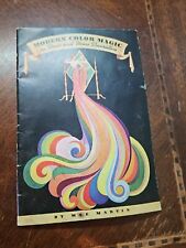 Vintage Booklet 1937 Modern Color Magic In Dress And Home Decoration Mae Martin picture