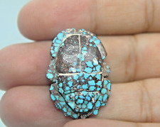 Ancient Egyptian Rare Pharaonic Antique Royal Sinai Turquoise Stone Scarab picture