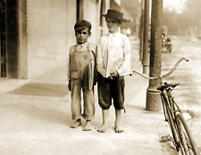 1913 Newsboys Sonny and Pete, San Antonio Old Photo 8.5