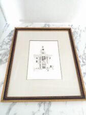 Rutherford County Tennessee County Courthouse Sketch # 14/100 Framed. picture