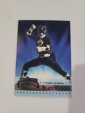 1995 Fleer Ultra Mighty Morphin Power Rangers Movie The Black Ranger #7 picture