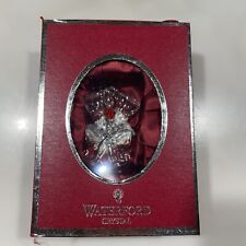 2013 Waterford Crystal Lismore Toasting Flute Ornament w/Enhancer/Original Box picture
