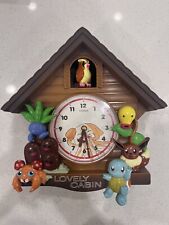 RARE Collectible Pokemon Quartz Lovely Cabin Hanging Wall Clock picture