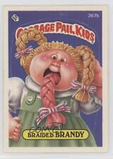 1987 Topps Garbage Pail Kids Series 7 Braided Brandy (two star back) 0le5 picture