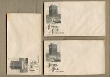 3 HOTEL HILL OMAHA NEBRASKA LETTERHEAD ENVELOPE ARCHITECTURAL DRAWING LITHOGRAPH picture