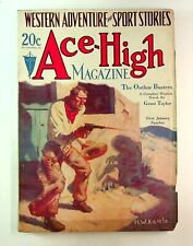 Ace-High Magazine Pulp Jan 3 1930 Vol. 52 #1 FN- 5.5 picture