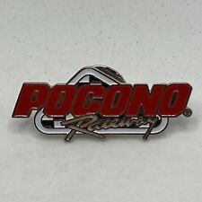 Pocono Raceway Long Pond Pennsylvania NASCAR Race Racing Enamel Lapel Hat Pin picture