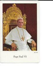 Holy Card of Saint Pope Paul VI & a 1