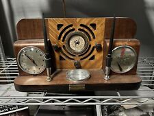 Detrola Presentation Radio With Gilbert rohde Clock And barometer picture