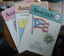 PUERTO RICO VTG REVISTA AVANZADA-INSTRUCCION PUBLICA 1977, 1979 y 1980 LOTE DE 3 picture