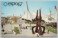 Theme Park & Expo~Federal Republic Germany Pavilion Expo 67~Vintage Postcard picture