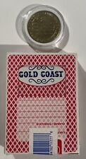 VINTAGE GOLD COAST COIN & CASINO-USED DECK OF GOLD COAST PLAYING CARDS  picture