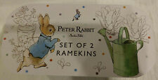 BEATRIX POTTER Peter Rabbit Bakeware RAMEKINS set of 2 NEW picture