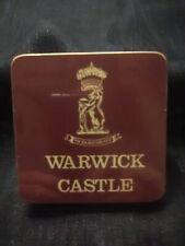 1960's-70's Vintage Souvenir Matches& Drink Coasters Of Warwick Castle England. picture
