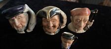 Royal Doulton Character Jug CAPT HENRY MORGAN + More  Mini Toby Mugs 2.5